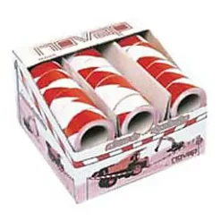 Ruban plastique de chantier rouge/blanc 50 mm x 100 m^Diall