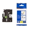Ruban pour étiqueteuse TZEFX211 noir sur blanc 6 mm x 8 m^Brother Online