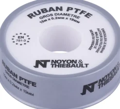 Ruban PTFE 19mmx 0,2 mm x 15 M^Noyon et Thiebault