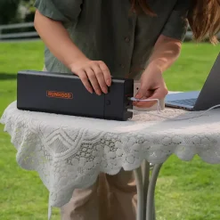 EB324 - Batterie Portable 324 Wh + Onduleur AC 80 W - Modulaire-Runhood Discount