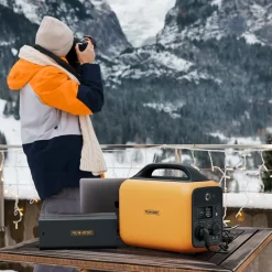 HE600 + 2 Energy Bar 324 - Station Modulaire 600 W 648 Wh avec Hot-Swap-Runhood Hot