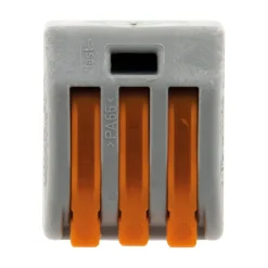 Sachet de 5 bornes 3 entrées série 222 -^Wago Discount