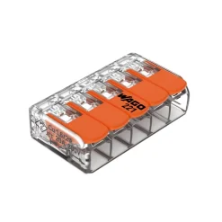 Sachet de 5 bornes 5 entrées série 221 --Wago Best