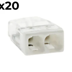 Sachet de 20 bornes 2 entrées série 2273 -^Wago New