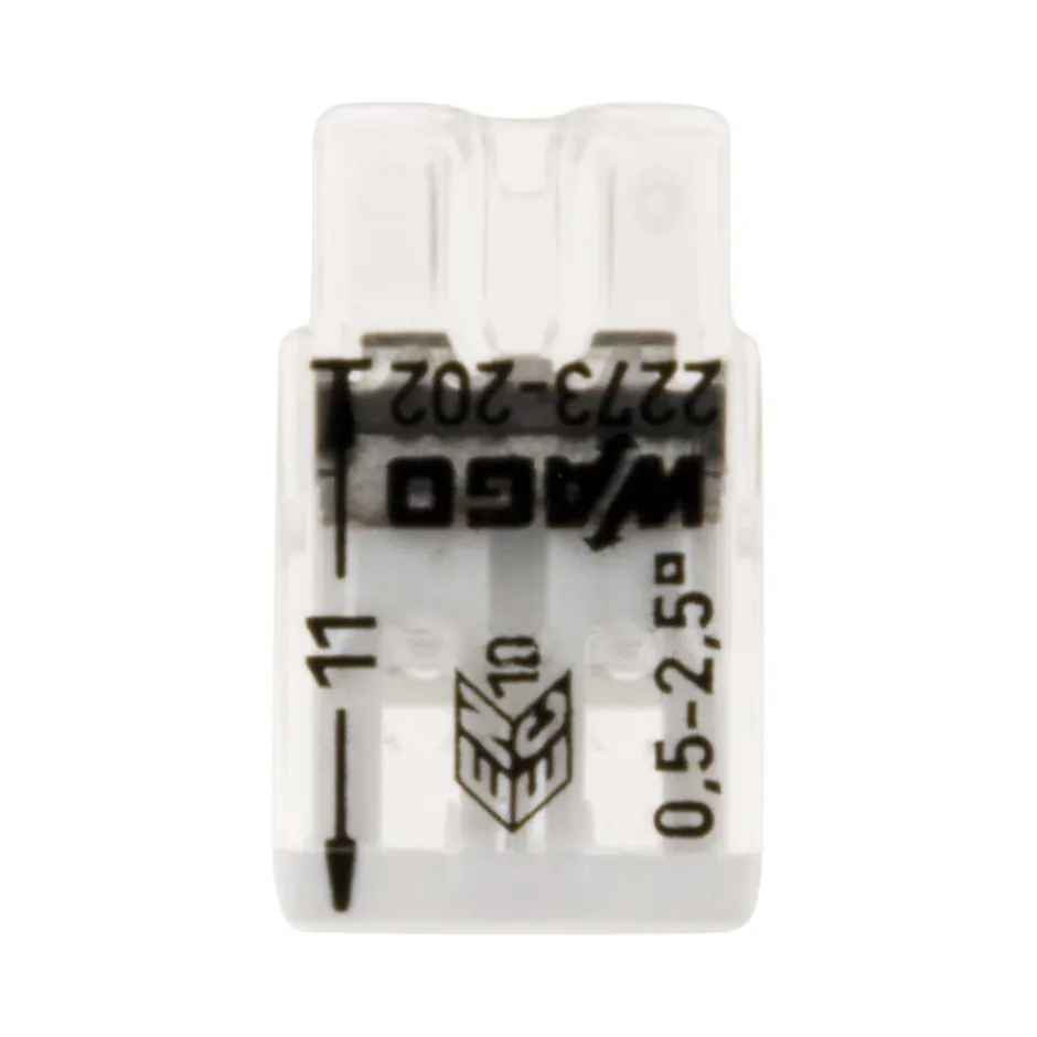 Sachet de 20 bornes 2 entrées série 2273 -^Wago New