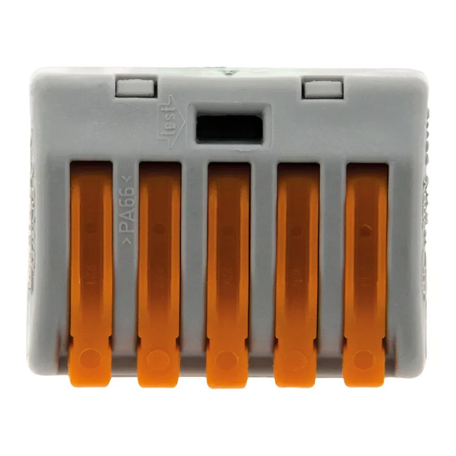 Sachet de 5 bornes 5 entrées série 222 -^Wago Discount