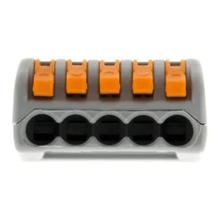 Sachet de 5 bornes 5 entrées série 222 -^Wago Discount