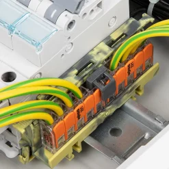 Sachet de 10 bornes 3 entrées série 221 -^Wago