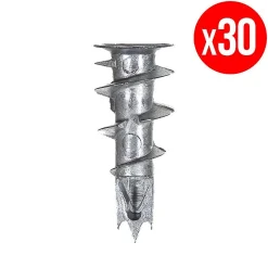 Sachet De 30 Chevilles Autoperceuses 520181 Métal Gkm-s - Pour Matériaux Creux - 35 Mm-Fischer Sale