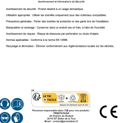 Sachet de 30 Chevilles NYX 8x40 mm - Fixation Sécurisée - Idéal pour Bricolage - GRUPO DESA^