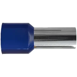 Sachet De 100 Embouts De Câblage Pour Fil Souple Section 50mm² - Bleu - Collerette Isolante^Arvi Best