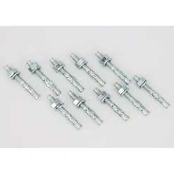 Sachet de 10 goujons d'ancrage métallique M.6x45mm-Lem Select Online