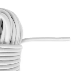 Sandow élastique Blanc 15 mètres - Qualité PRO 9SW - Tendeur pour bâche de diamètre 9 mm-Tecplast Online