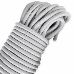 Sandow élastique Gris 90 mètres - Qualité PRO 9SW - Tendeur pour bâche de diamètre 9 mm-Tecplast Outlet