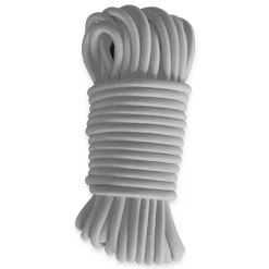 Sandow élastique Gris 90 mètres - Qualité PRO 9SW - Tendeur pour bâche de diamètre 9 mm-Tecplast Outlet