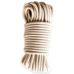 Sandow élastique Ivoire 50 mètres - Qualité PRO 9SW - Tendeur pour bâche de diamètre 9 mm-Tecplast New