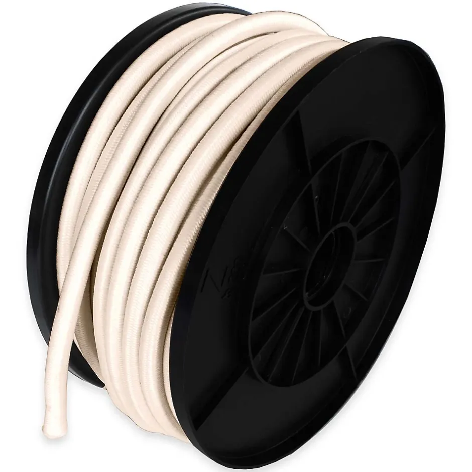 Sandow élastique Ivoire 30 mètres - Qualité PRO 9SW - Tendeur pour bâche de diamètre 9 mm-Tecplast