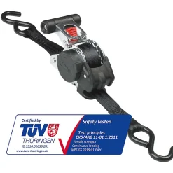 Sangle à cliquet 3 m x 25 mm + crochet-Master Lock New