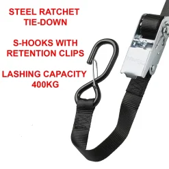 Sangle à cliquet avec crochet 5 mètres-Master Lock New