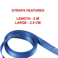 Sangle à cliquet avec crochets S 5 m x L, 25 mm-Master Lock Online