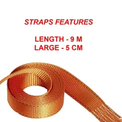 Sangle à cliquet de 9 m Orange^Master Lock Best