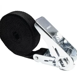 Sangle d'arrimage à cliquet - 25 mm x 5 m - Noir -^Linxor Online