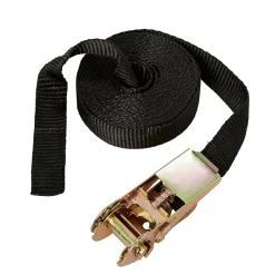 Sangle d'arrimage à cliquet noir 5 m x 25 mm^Diall