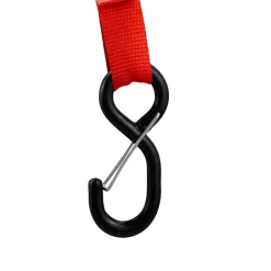 Sangle d'arrimage à cliquet 4,5 mètres x4 avec sandows x2-Terre Jardin Discount