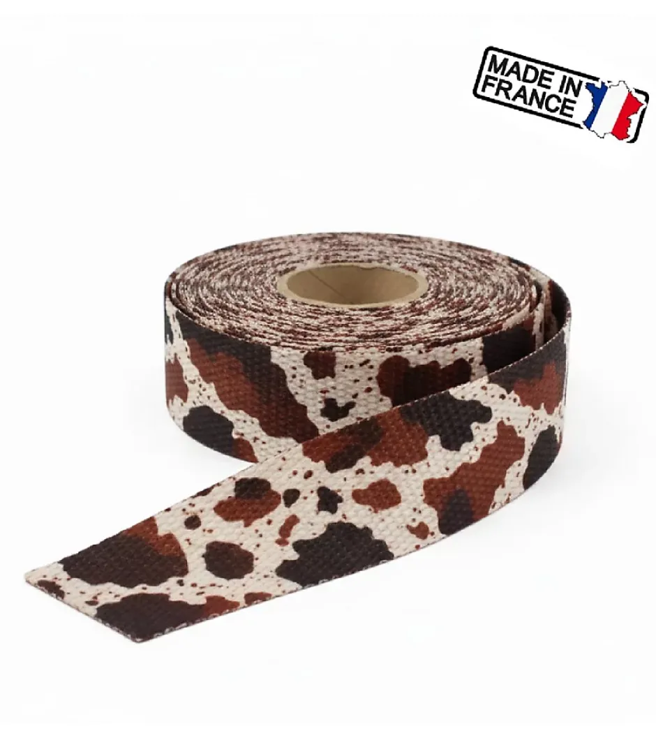 Sangle Décorative Animalière -30 mm - Rouleau 20 Mètres-Secodir Online