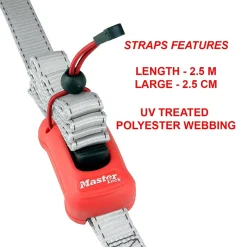 Sangle prémontée à boucle autoblocante 2,5m x 25mm^Master Lock