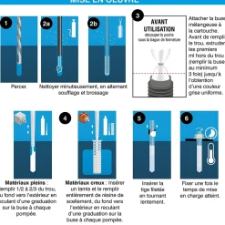 SCELL IT Kit Résine X PRO 160ml Ton Béton Avec 4 Tiges Acier M8 Et 4 Tamis Scellement Chimique Professionnel^Scell-It Outlet