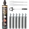 SCELL IT Kit Scellement Chimique FIRST300 300ml Ton béton avec 6 Tamis et Tige Acier M8 et Brosse-Scell-It Sale