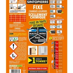 Scellement chimique 300ml-Sintopierre Sale