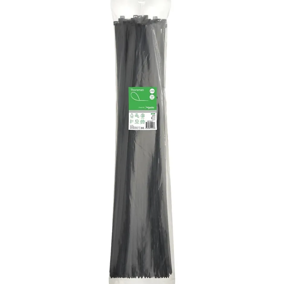 Schneider - Collier De Serrage Plastique Grande Taille 780x8,8mm - Nylon - Lot De 100 Colliers Serre-câbles^Schneider Electric Best