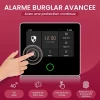 , Systeme Alarme Maison sans Fil GSM 4G, WLAN avec écran Tactile et Batterie 1500 mAh. Alexa, Application Android et iOS^Seqrell Best
