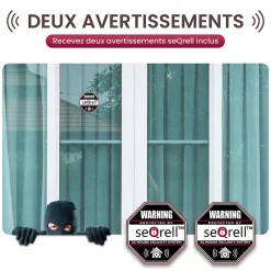 , Systeme Alarme Maison sans Fil GSM 4G, WLAN avec écran Tactile et Batterie 1500 mAh. Alexa, Application Android et iOS^Seqrell Best