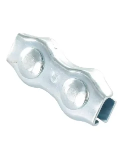 Serre-câble plat duplex Acier zingué Câble De 4 - 5 pièces^Vis Express New