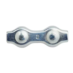 Serre-câbles plat 2 boules pour Ø. 2 mm vendu par 2-Diall Clearance