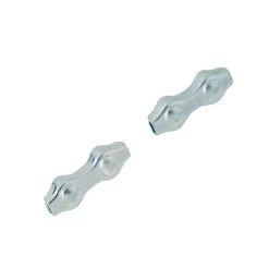Serre-câbles plat 2 boules pour Ø. 2 mm vendu par 2-Diall Clearance