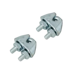 Serre-câbles étrier pour Ø. 3/4 mm vendu par 2^Diall New