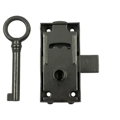 Serrure à patte axe 15 l. 30 mm x H. 50 mm x ep. 10 mm acier poli^Diall Online