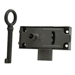 Serrure à patte axe 15 l. 30 mm x H. 50 mm x ep. 10 mm acier poli^Diall Online