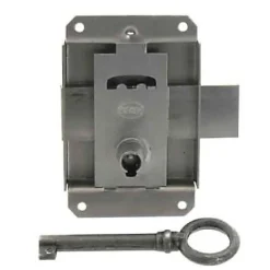 Serrure à patte axe 25 l. 45 mm x H. 50 mm x ep. 10 mm acier poli^Diall Hot