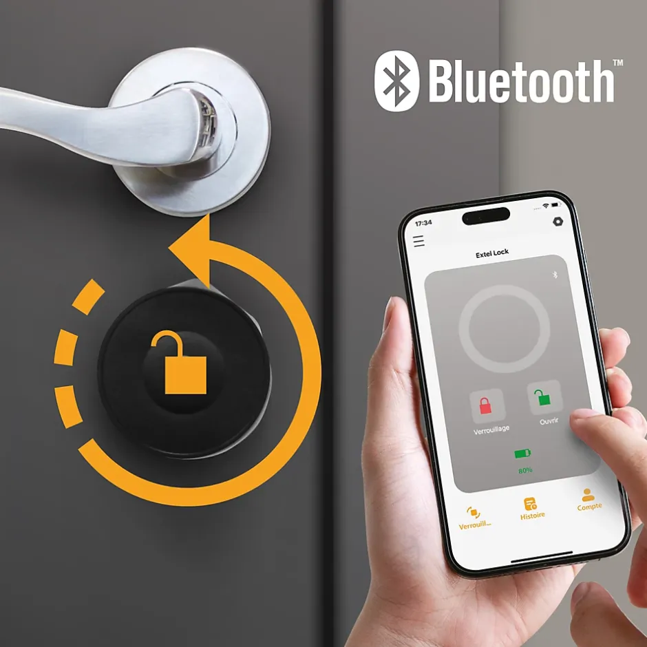 Serrure connectée bluetooth - Lock - - 720100-Extel Clearance