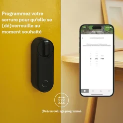 Serrure connectée Linus L2 noir-Yale Hot