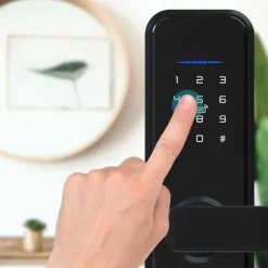 Serrure connectée -1 à code, badge et bluetooth-LOCKY Online