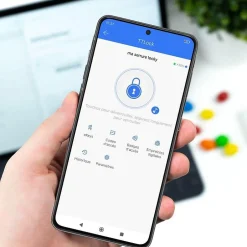 Serrure connectée -1 à code, badge et bluetooth-LOCKY Online