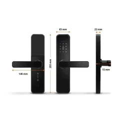 Serrure connectée -1 à code, badge et bluetooth-LOCKY Online