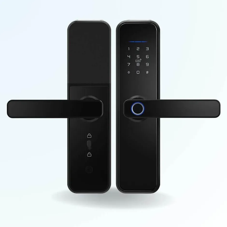 Serrure connectée -2 biométrique, code, badge et bluetooth^LOCKY Hot