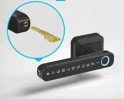 Serrure connectée -5 biométrique, code et bluetooth-LOCKY Discount